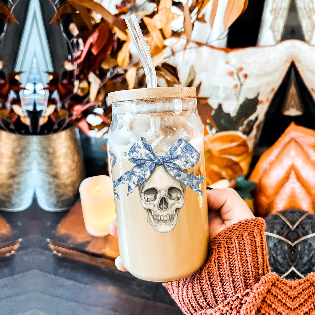 Bow Skull 20oz