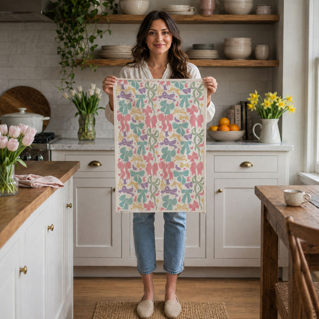 Bow Pastels Towel