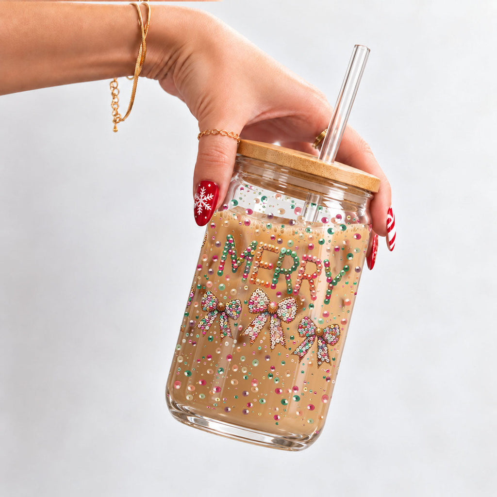 Sequin MERRY 17oz
