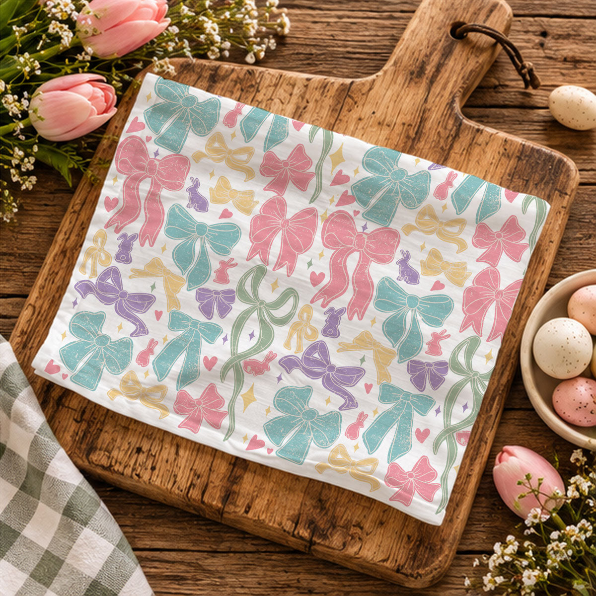 Bow Pastels Towel