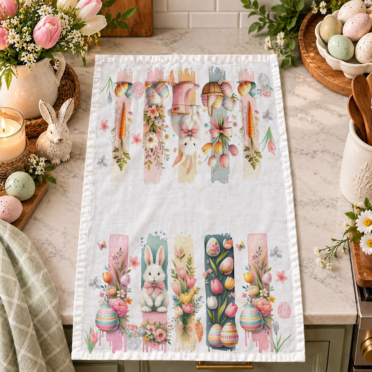 Brushstroke Spring Towel
