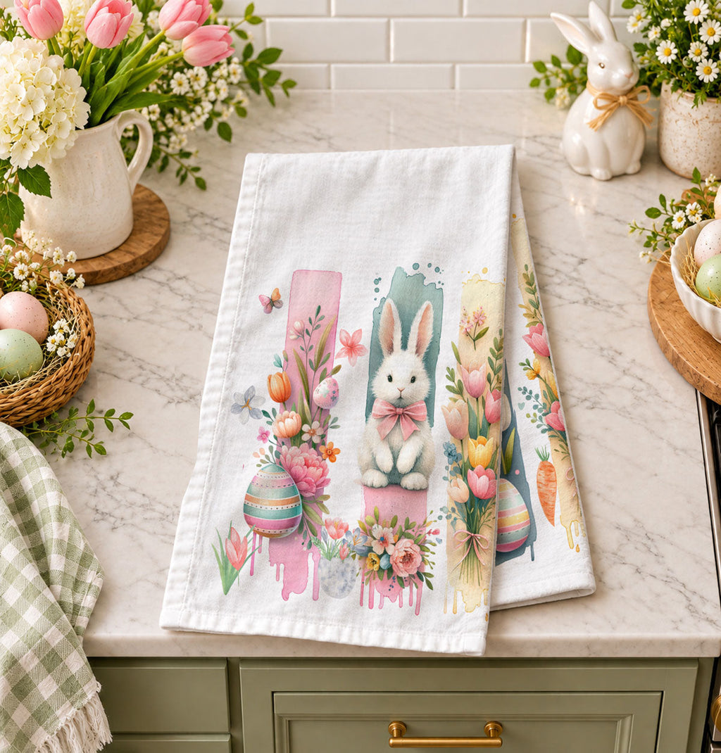 Brushstroke Spring Towel