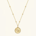 Gold Filled Compass Necklace