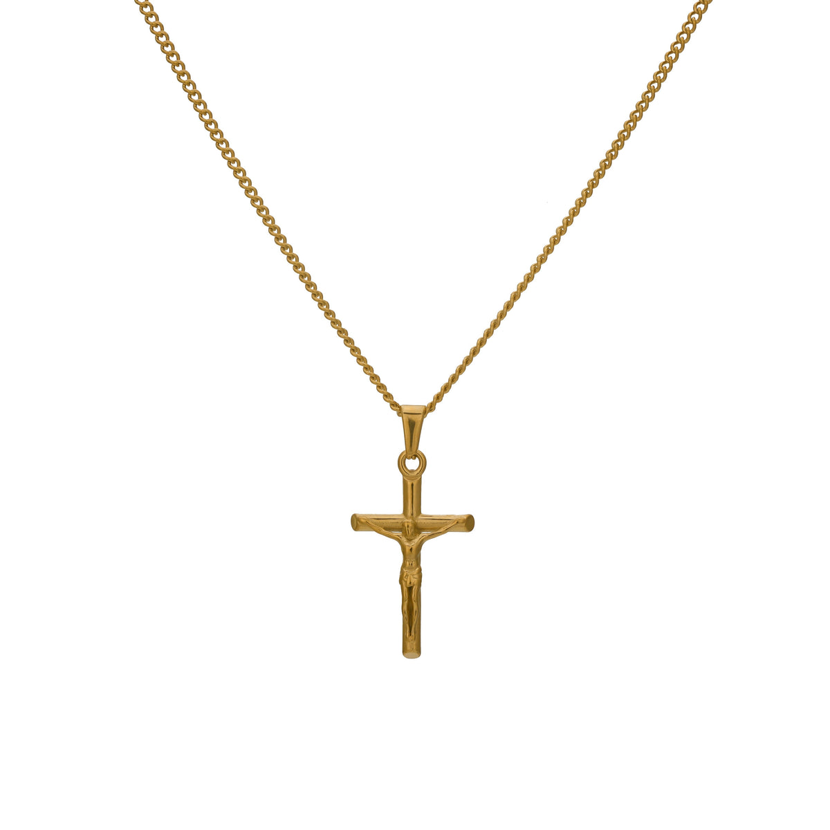 Crucifix Pendant Gold Set