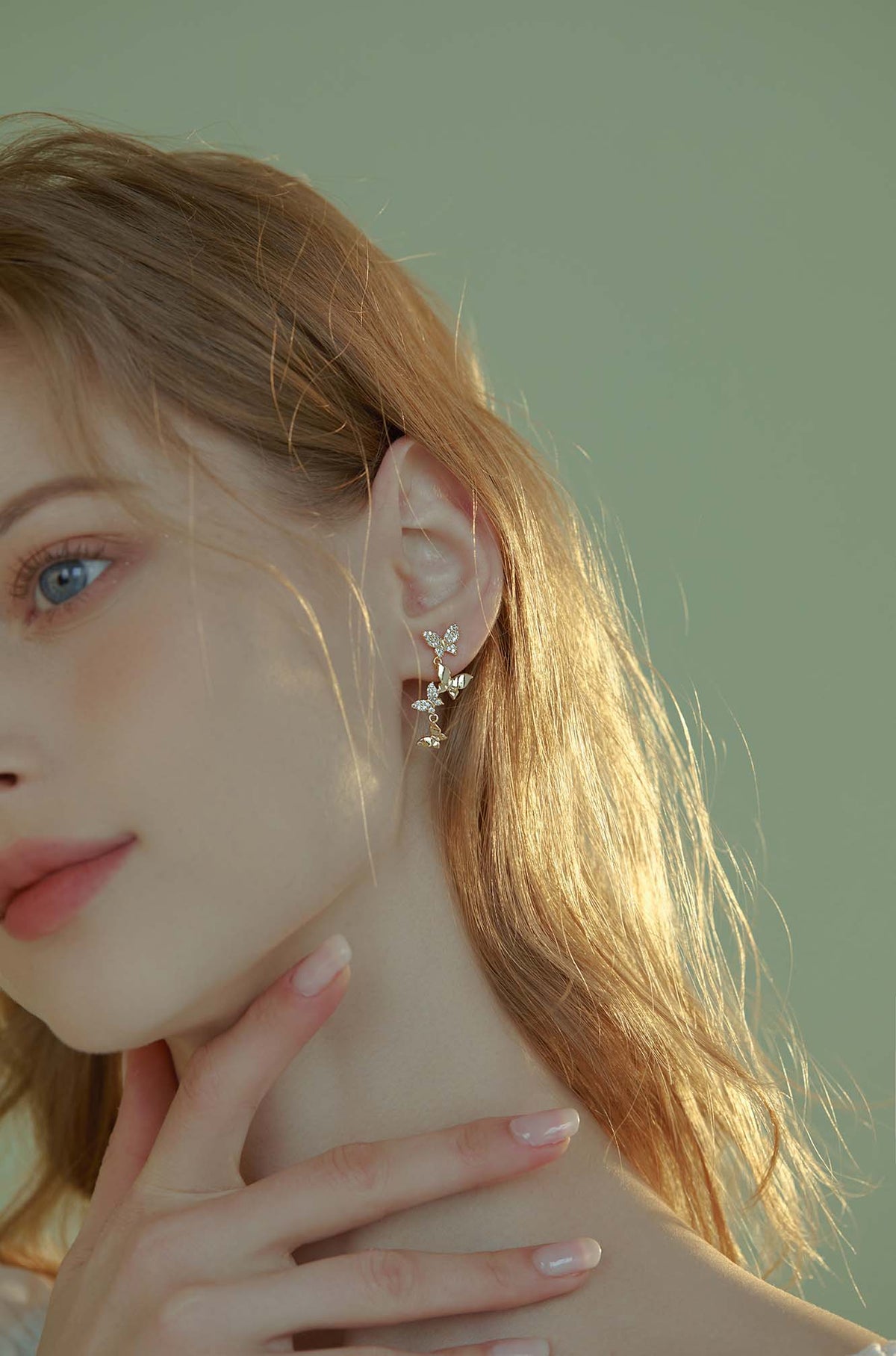 Butterfly Drop Earrings