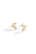Silver Star Stud Earrings