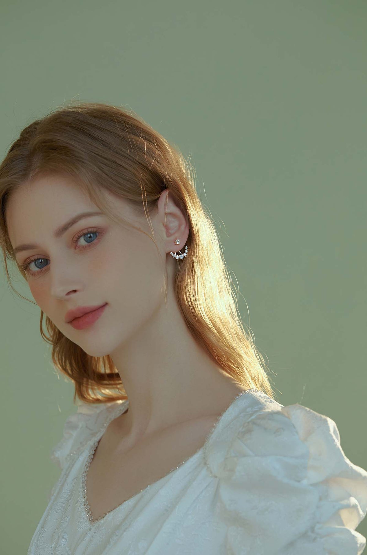 Stud Ear Jacket Earrings