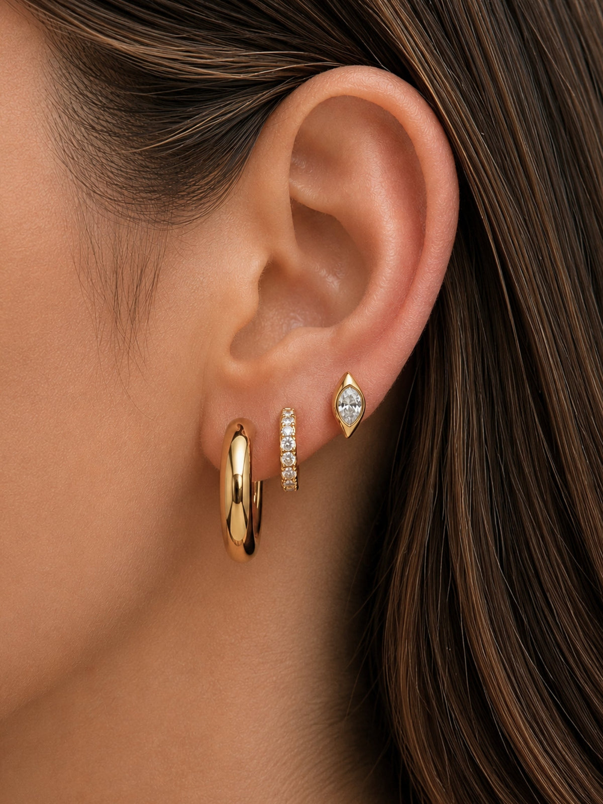 Pear Cut Huggies