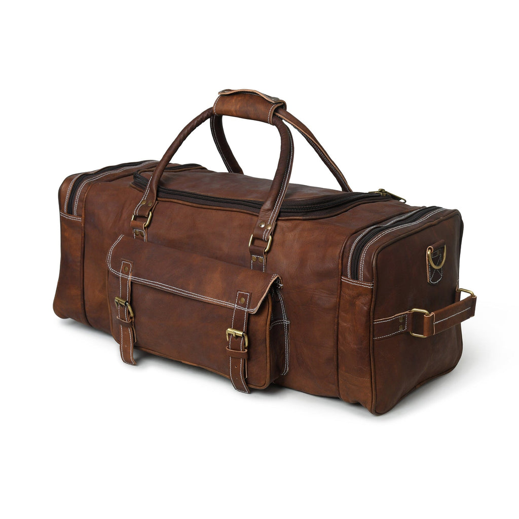 Walker Leather Weekender Bag + Free Toiletry