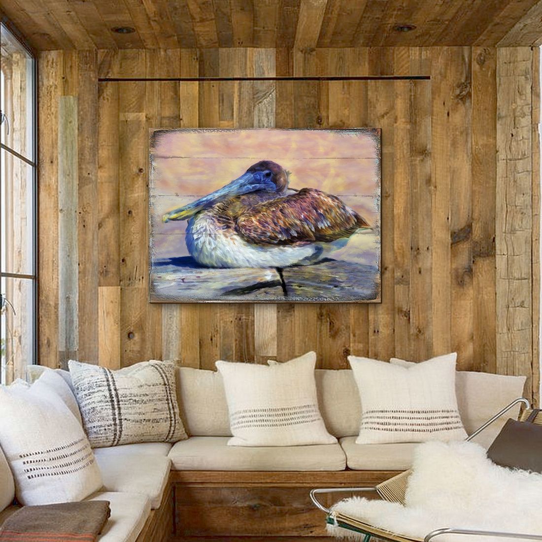Sowell Seagal Wooden Coastal Wall Art by Nature Wonders - Coastal Sea-Life Decor - 95326B