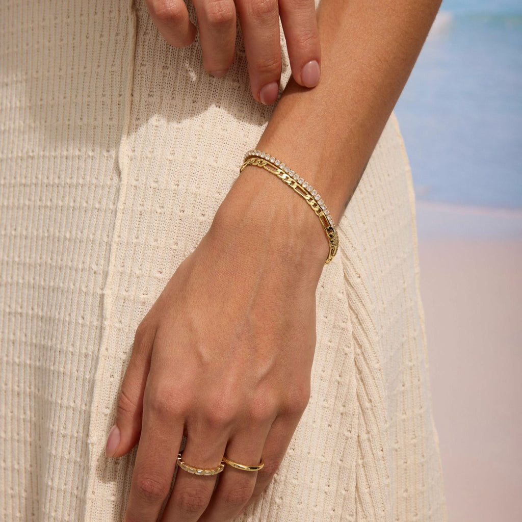 Gold Filled Figaro Bracelet