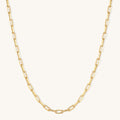Gold Filled Bold Paperclip Chain