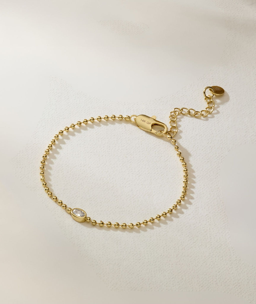Gold Filled Diamond Oval Set
