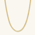 Gold Filled Herringbone Necklace