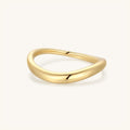 Gold Filled Wavy Dome Ring