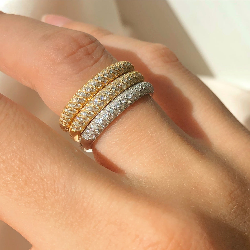 Pave Diamond Band