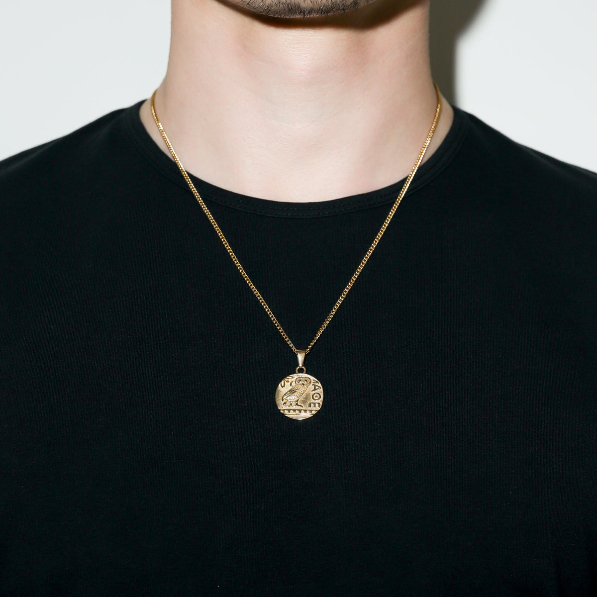 Greek Owl Pendant