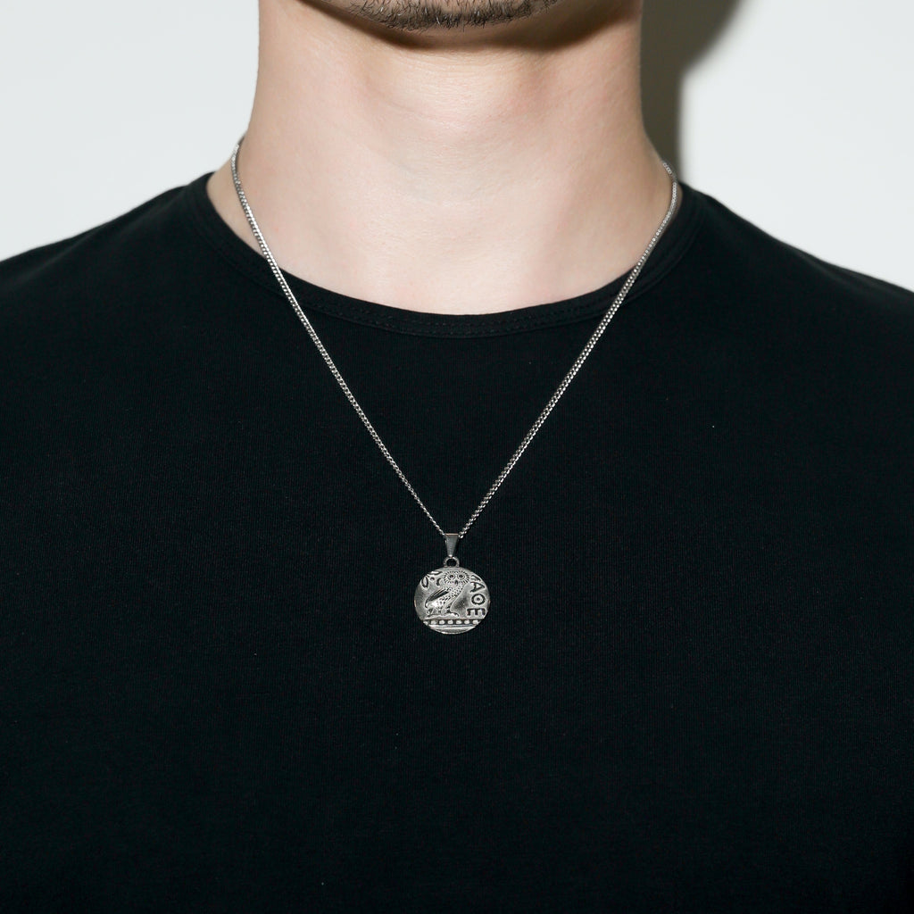 Greek Owl Pendant
