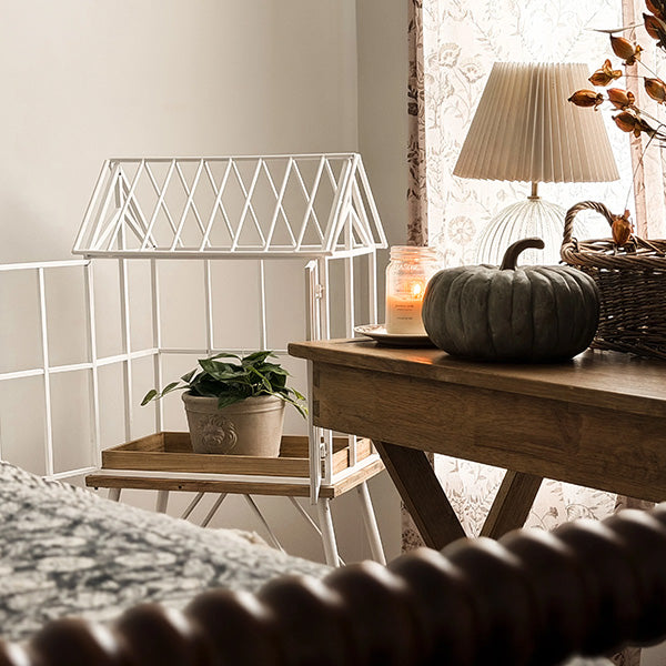 Greenhouse Inspired Outdoor Plant Stand