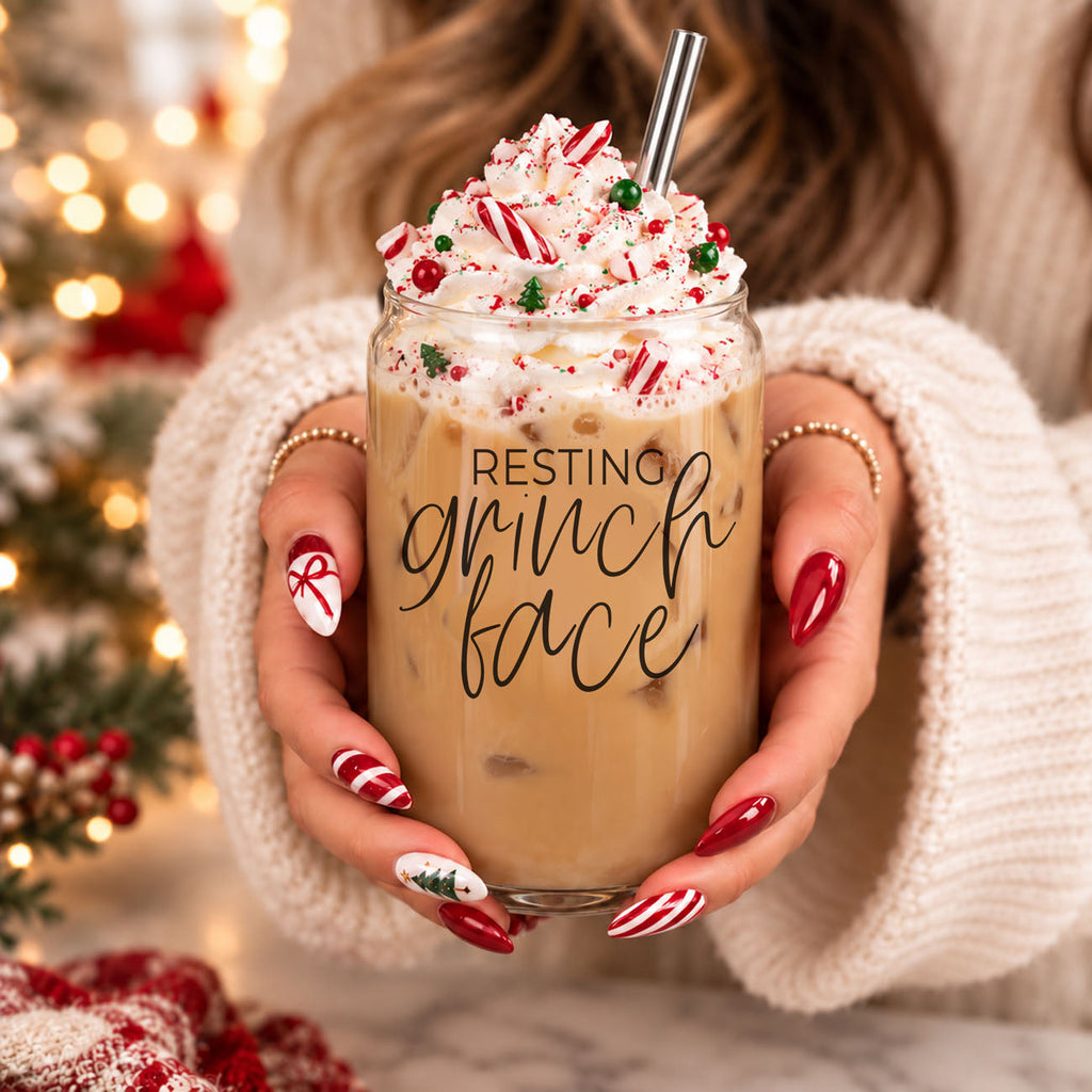 Grinch Face Set 17oz