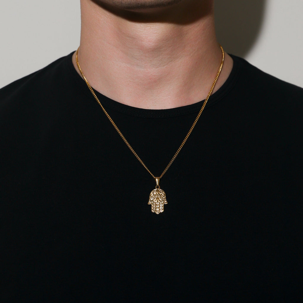 Hamsa Pendant Set