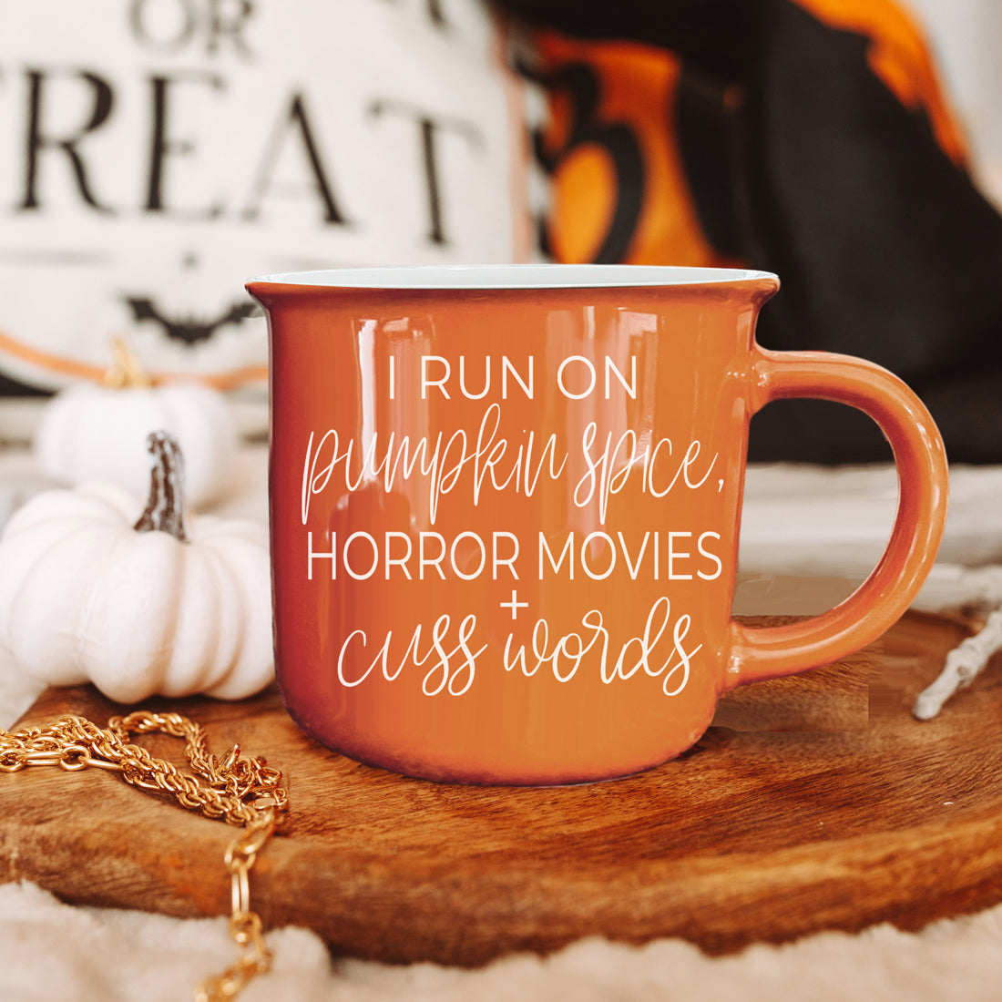 Pumpkin + Horror Mug