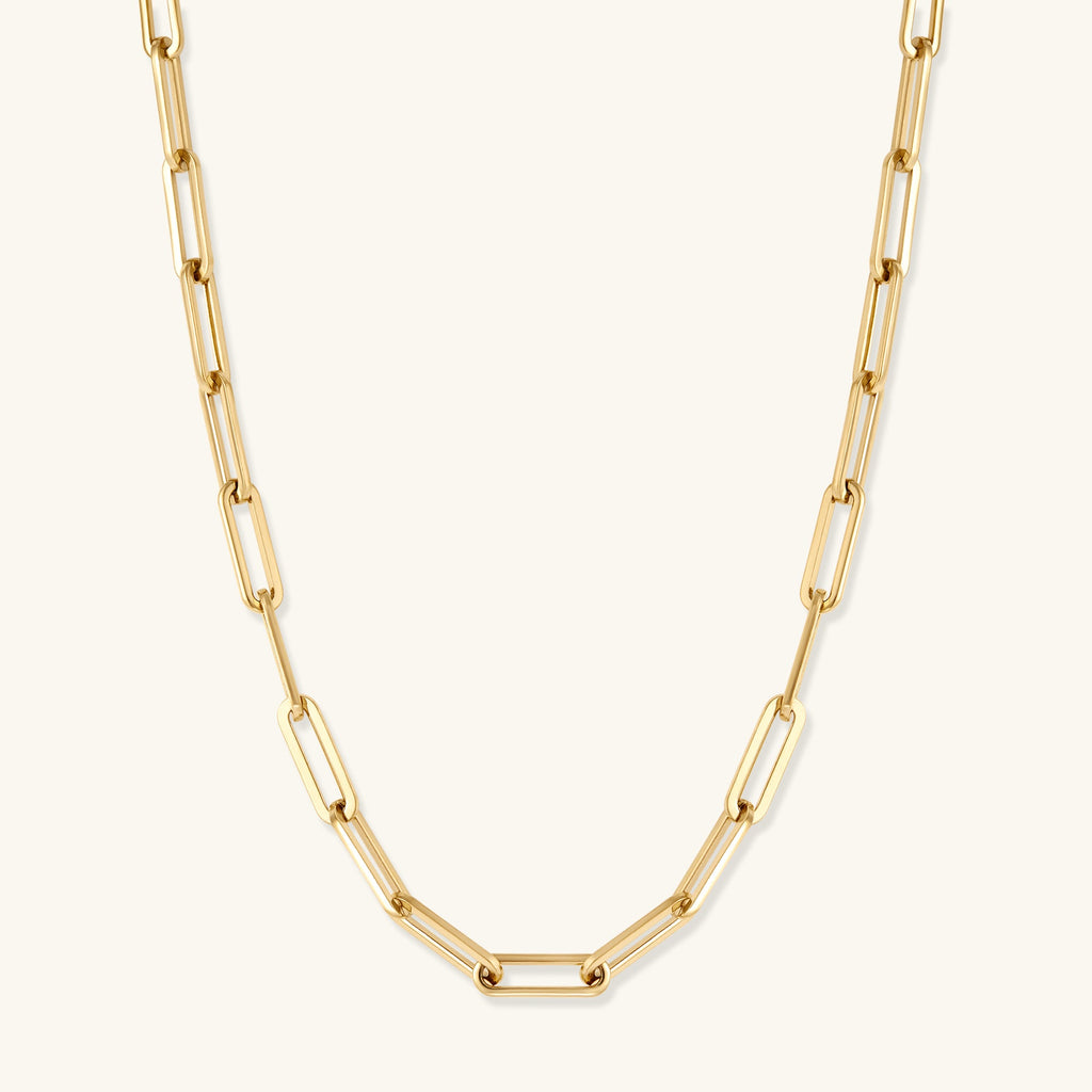 Large Paperclip Necklace