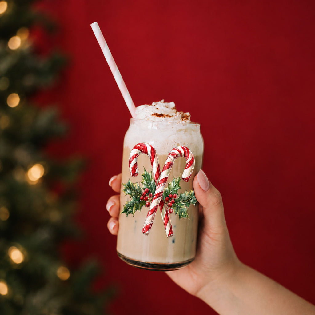 Candy Cane Holly 17oz