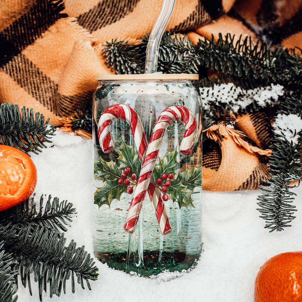 Candy Cane Holly 17oz