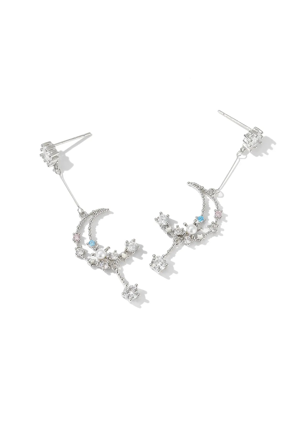 Moon and Star Earrings