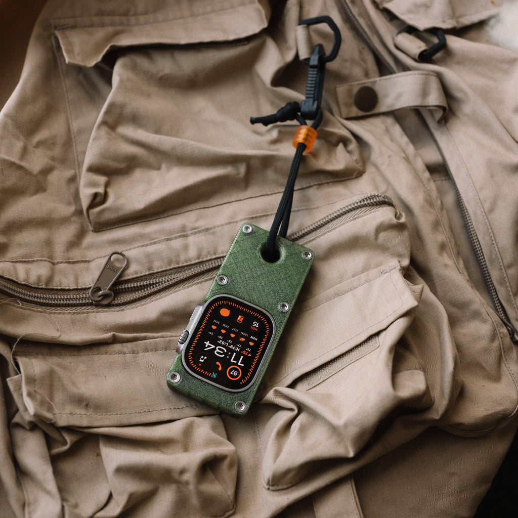 miniphone ultra (mpu) case for Apple Watch Ultra  - olive green