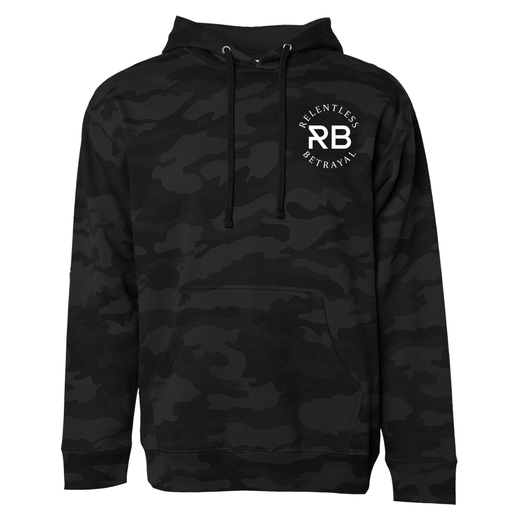 Lone Wolf Black Camo Hoodie