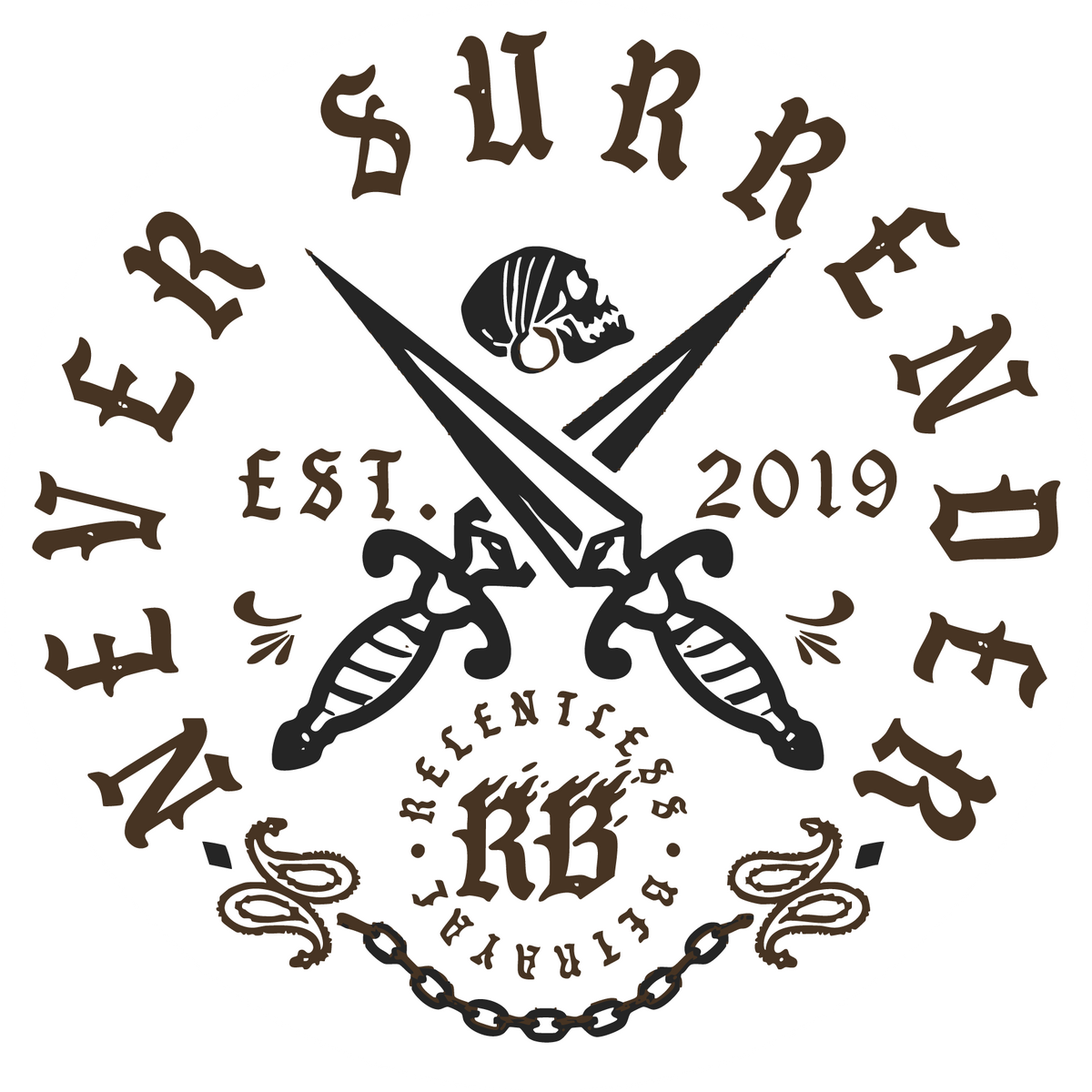 Never Surrender Decal