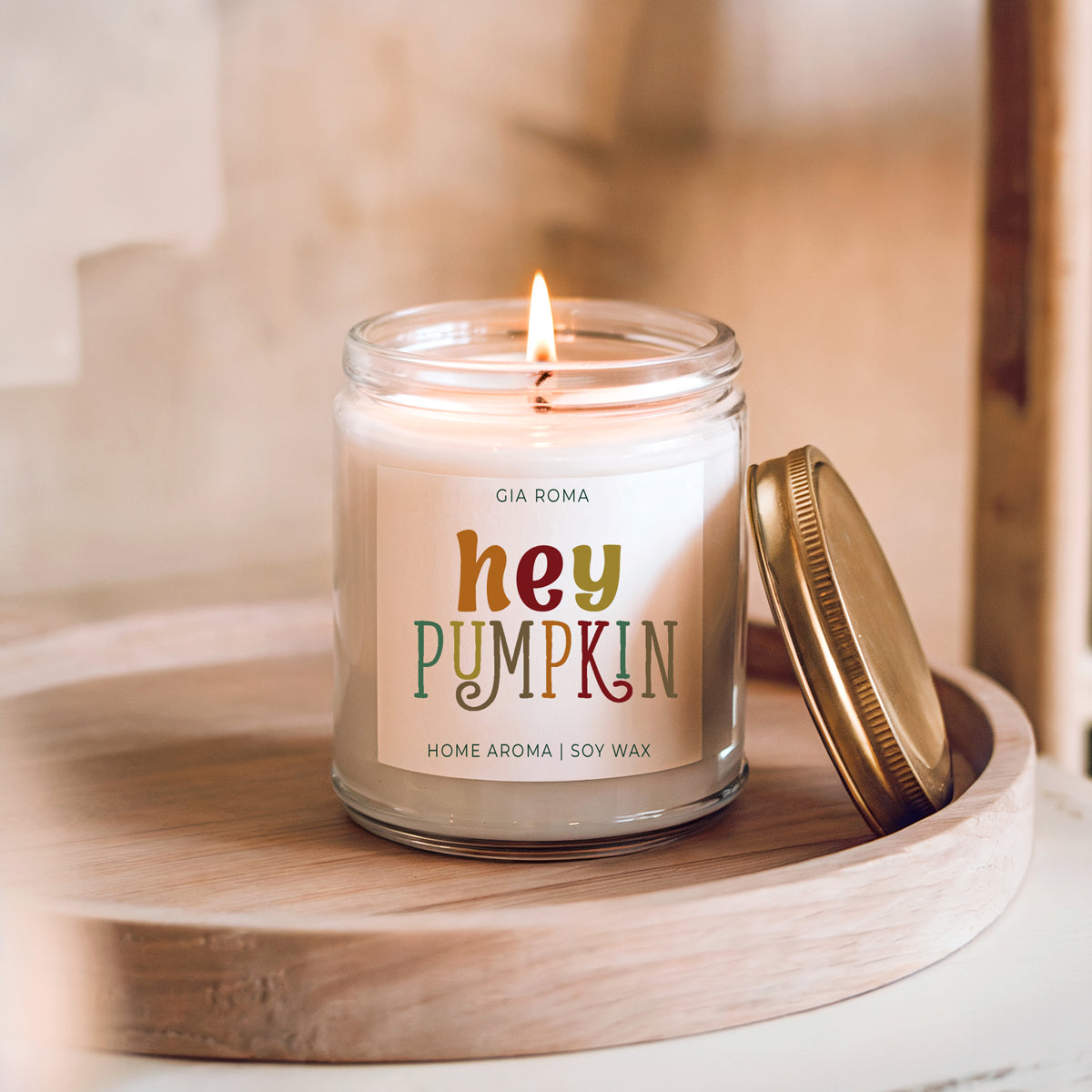 Baked Pumpkin Candle