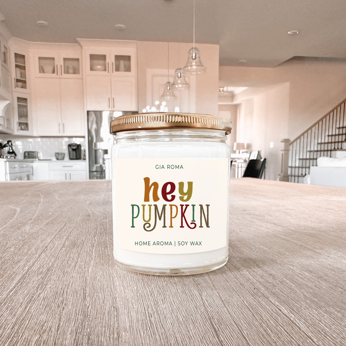 Baked Pumpkin Candle