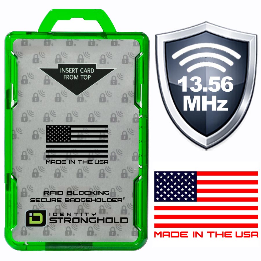 Secure Badge Holder DuoLite ® Vertical 2 ID Card Holder