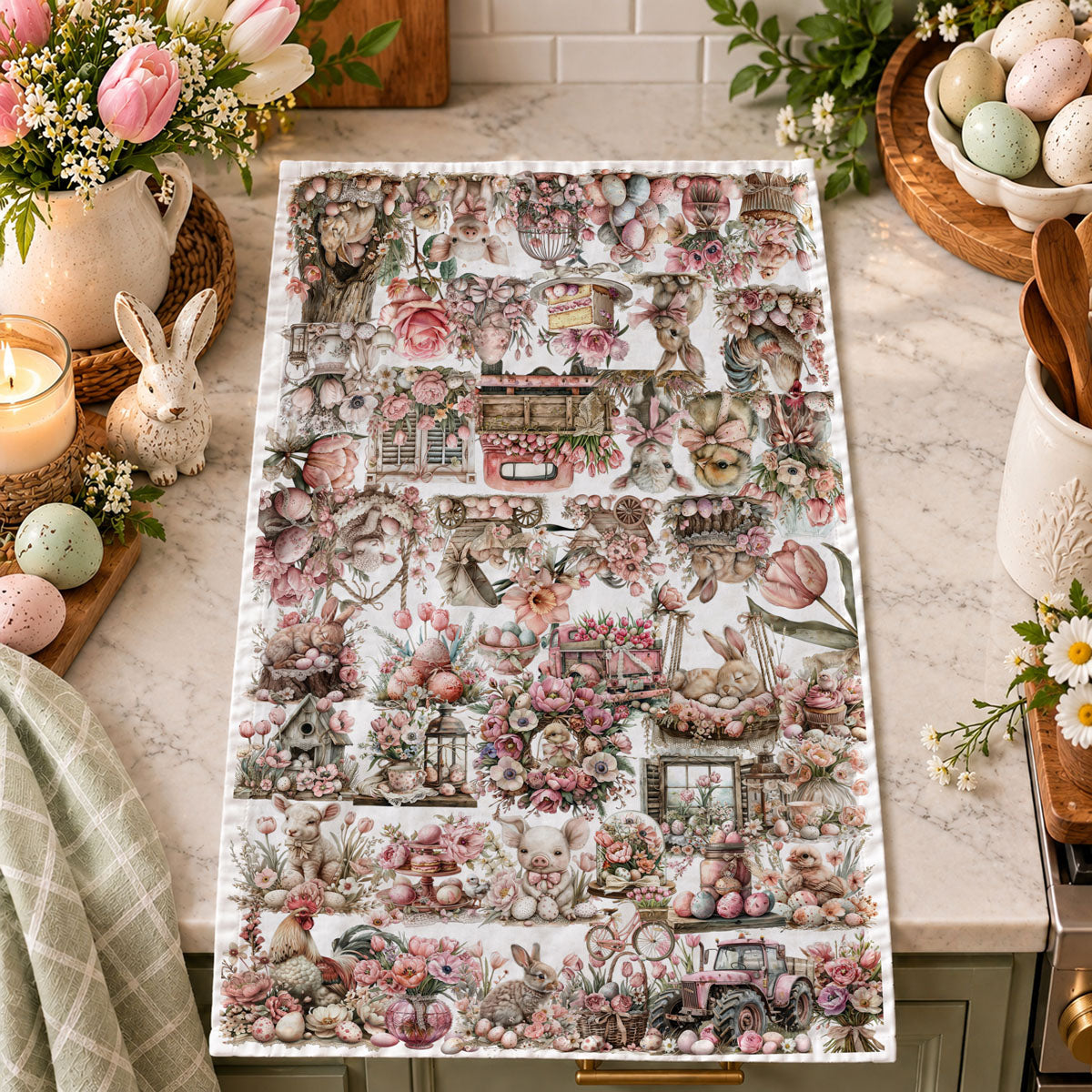 Rose Royal Easter Towel