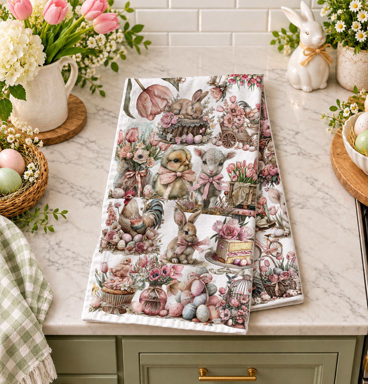 Rose Royal Easter Towel