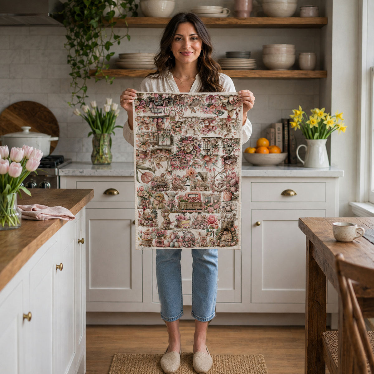 Rose Royal Easter Towel