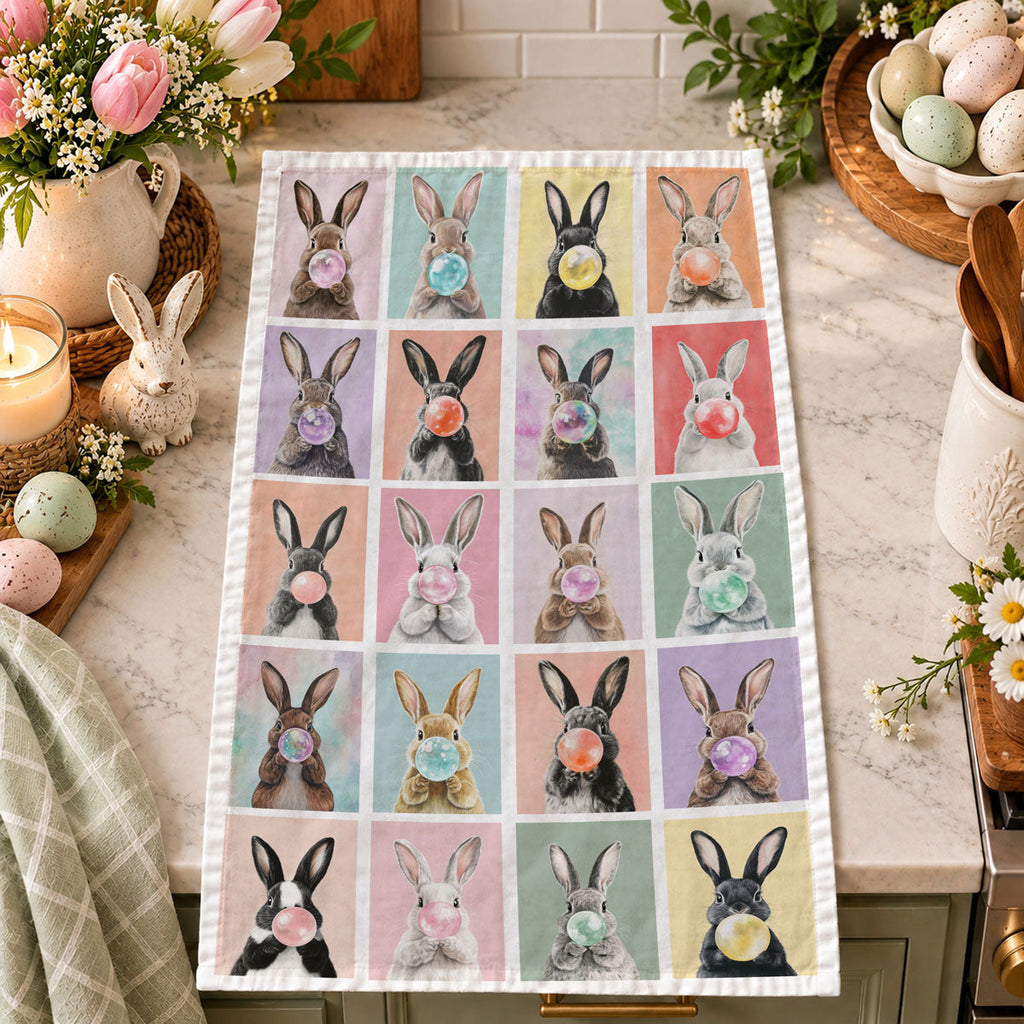 Bunny Bubbles Towel