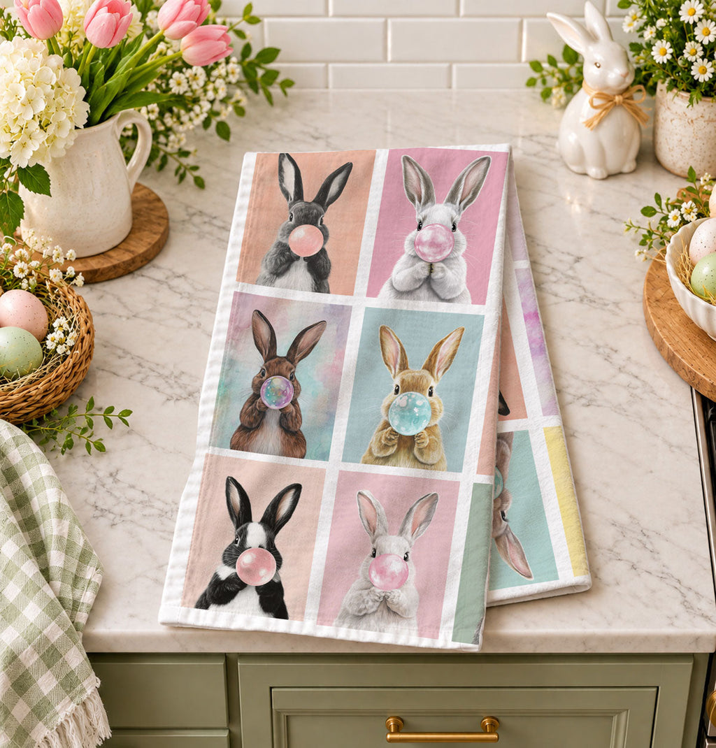 Bunny Bubbles Towel