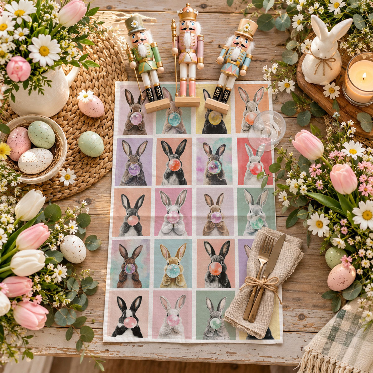 Bunny Bubbles Towel