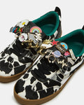 Steve Madden Wyatt Black Cow Print