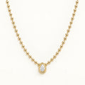 Teardrop Diamond Necklace