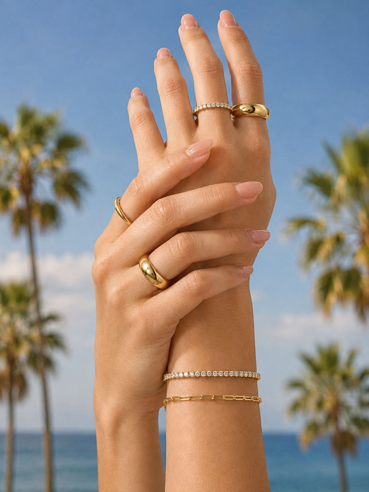 Gold Filled Paperclip Bracelet