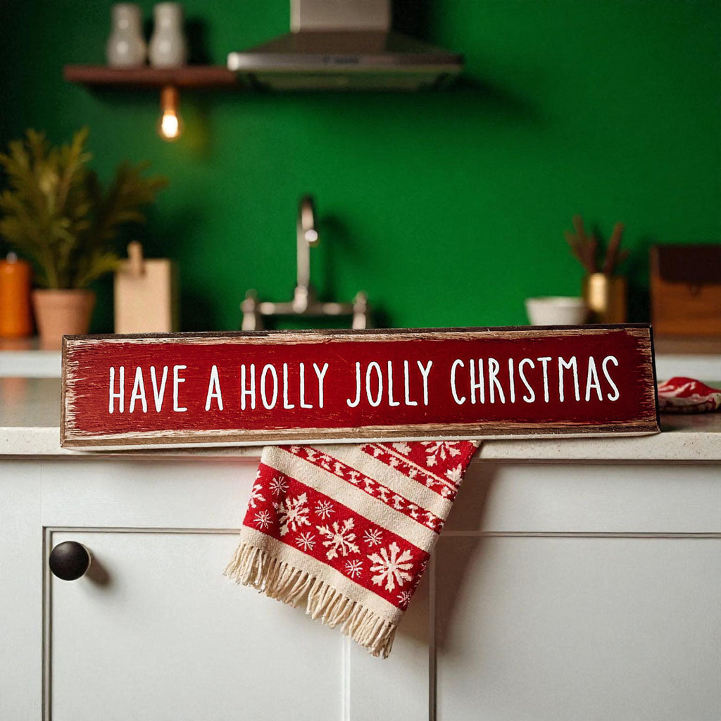 Holly Jolly Sitter Sign