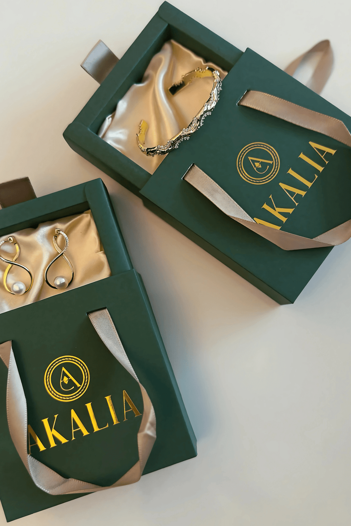 Waterproof Gold Chain Swing Hoop Earrings