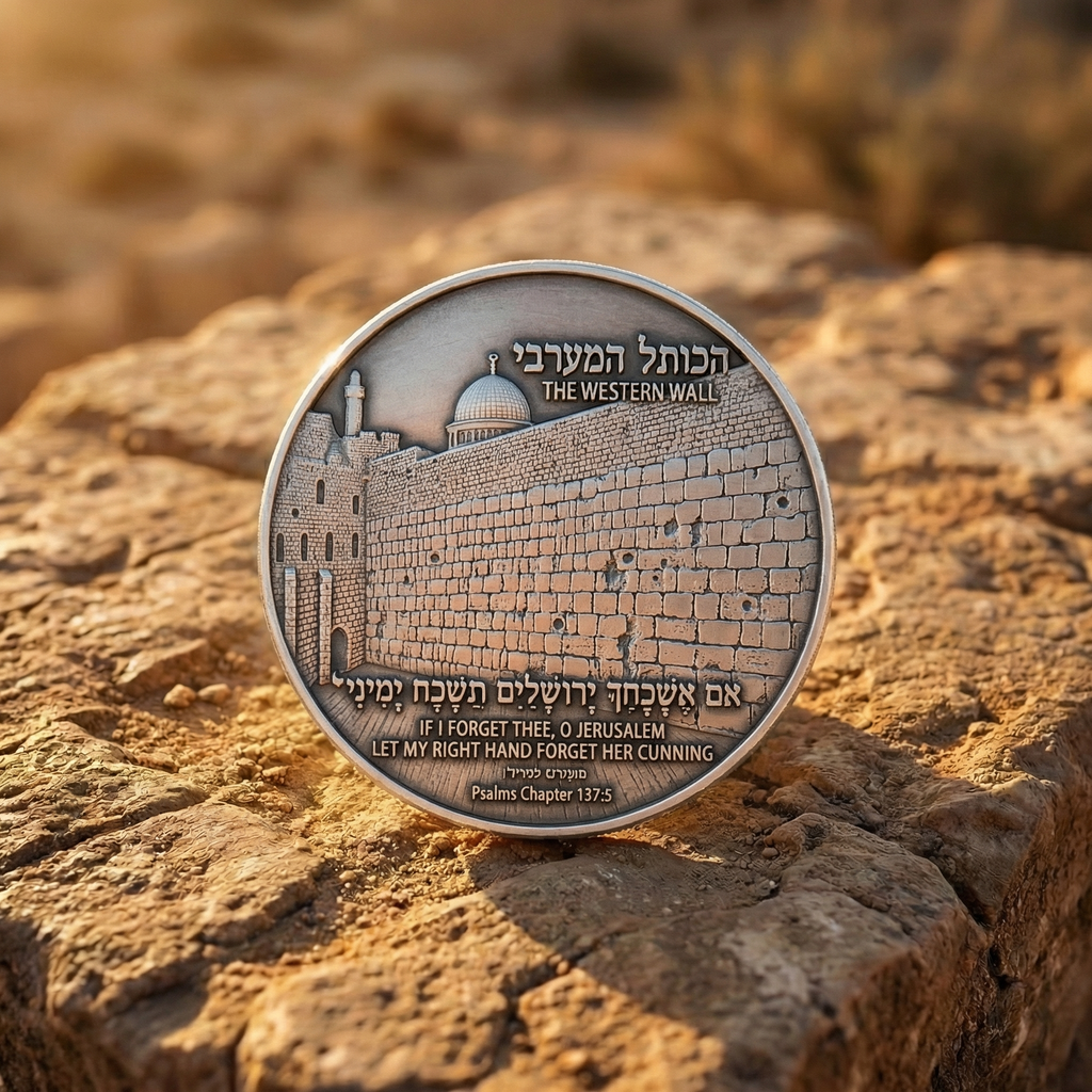 Jerusalem Vow - Western Wall Coin
