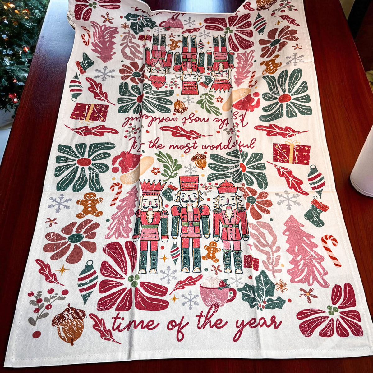 Boho Floral Nutcracker